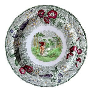 Spode "Field Sports" Polychrome Transferware Charger