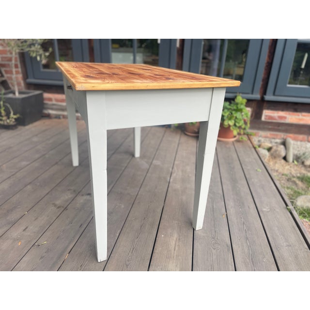 Antique Table in Fir, 1890s For Sale - Image 4 of 11