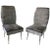 Vintage Italian Plush Covered Low Occasional Chairs - a Pair For Sale In Miami - Image 6 of 6