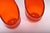 Viking Glass Company 1960s Tall Viking Epic Taperglow Tangerine Art Glass Candle Sticks- a Pair For Sale - Image 4 of 6