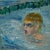 "The Swim Meet" Expressionist, Figurative, Original Oil Paintings, by Van Ness For Sale - Image 12 of 13