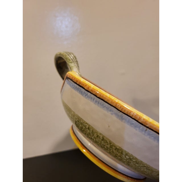 1990s Deruta Italy Serving Bowl Vessel For Sale In San Francisco - Image 6 of 12