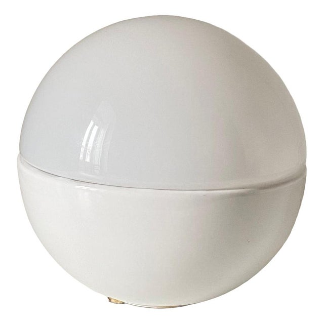 Mid-Century Modern Murano and Ceramic Table Lamp, 1970s For Sale - Image 9 of 9