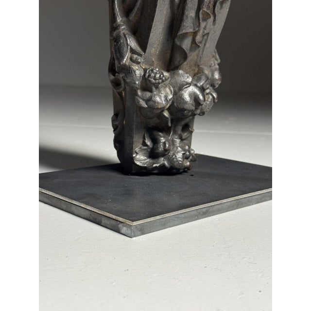 Cast Iron Angels, 19th Century, Set of 2 For Sale - Image 16 of 18