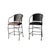 Iron and Faux Leather Stools For Sale In Providence - Image 6 of 8