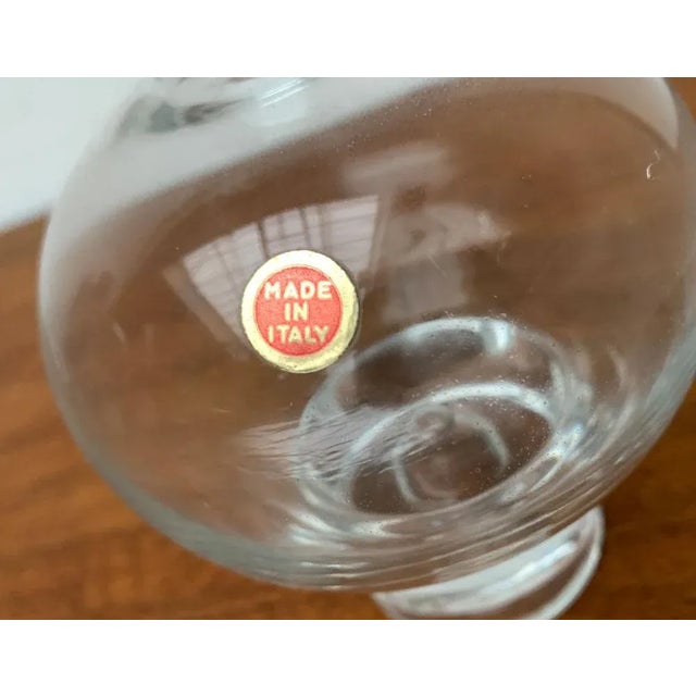 Vintage Italian Glass Bubble Vase For Sale - Image 9 of 12
