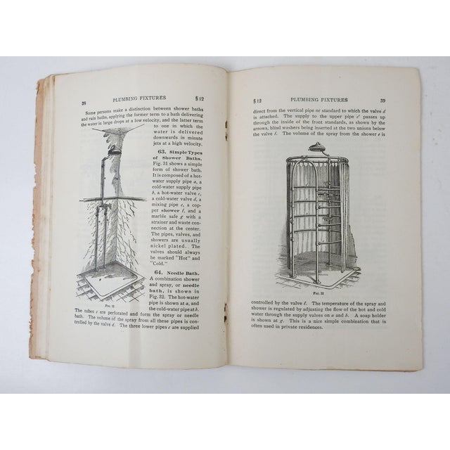 Tan Antique 1920 Plumbing & Lighting Fixtures Book - a Pair For Sale - Image 8 of 12