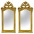Two 55" Tall Rococo Style Gilt Composition Mirrors For Sale