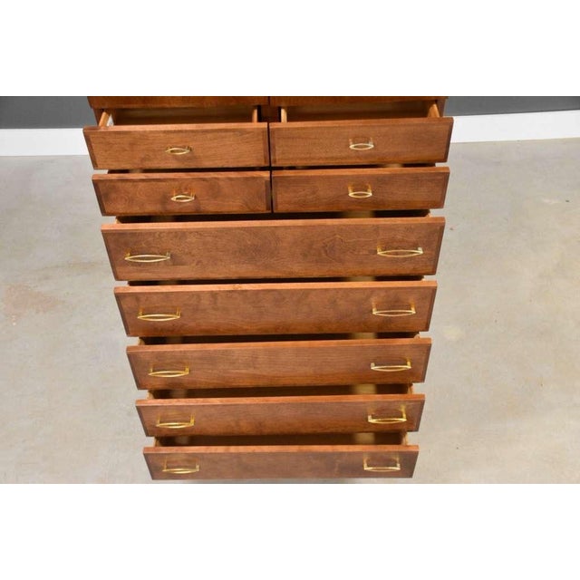 1960s Refinished Heywood Wakefield Contessa Armoire Dresser For Sale - Image 13 of 13