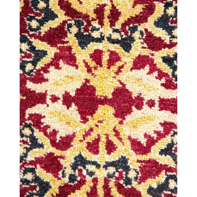 Traditional Mogul, One-of-a-Kind Hand-Knotted Area Rug in Red, 6' 2" x 13' 6" For Sale - Image 3 of 8