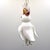 Artisan European Mouth-Blown Glass Cockatoo Bird Holiday Ornament – Pink & White For Sale - Image 4 of 9