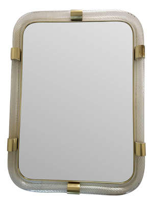 Handcrafted Italian Murano Torchon Wall Mirror by Simoeng for Simoeng