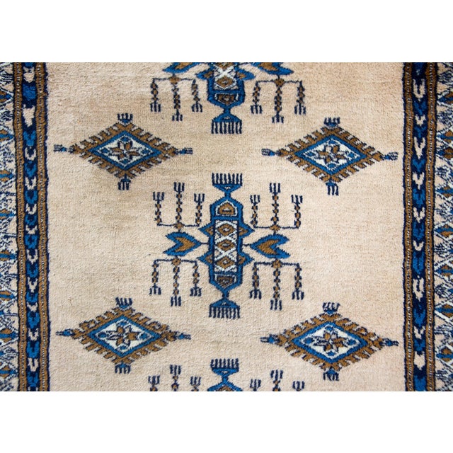 Tribal Vintage Pakistani Bokhara Runner For Sale - Image 3 of 15
