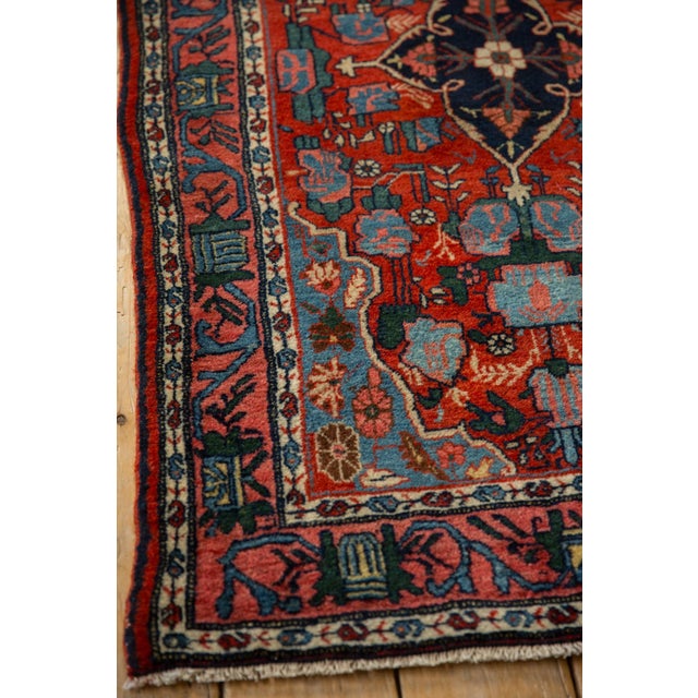 1940s Vintage Persian Bijar Floral Multicolor Wool Rug For Sale In New York - Image 6 of 11