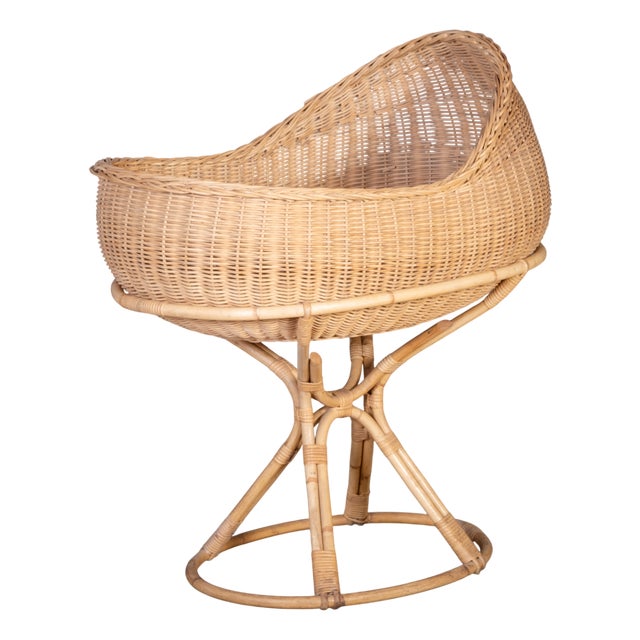 Vintage Baby Cradle by Elin & Jarl Heger, 1960s For Sale