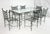 Mario Papperzini 1970s Mario Papperzini for Salterini Iron Patio Dining Set, 6 Chairs & Matching Table, Attributed For Sale - Image 4 of 18
