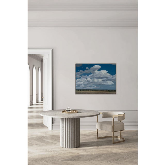 Gathering Form by Michael Magrin | Oil on Canvas Landscape With Towering Cumulus Clouds For Sale - Image 10 of 14