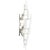 2020s Julie Neill for Visual Comfort Signature Gianna 21" Layered Sconce in Burnished Silver Leaf with Frosted Glass For Sale - Image 5 of 9