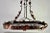 Late 20th Century Wrought Iron Pot Rack With Grapevine Design, Distressed Finish For Sale - Image 5 of 10