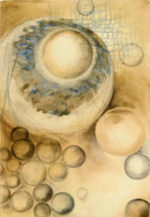 Jay Weiner "Micro/Macro" Abstract Geometric Composition 2006