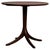 Brown Vintage Round Coffee Table in Mahogany by Frits Henningsen, Denmark, 1950s For Sale - Image 8 of 8