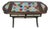 Coffee Table with Side Wings in Dark Nutwood, 1960s For Sale