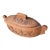 1970s Hand-Carved Folk Wooden Lidded Vessel Featuring Intricate Relief Carvings and Motifs For Sale