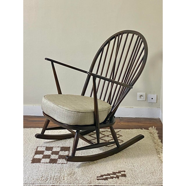 Rocking Chair by Lucian Ercolani for Ercol, 1950s For Sale - Image 16 of 18