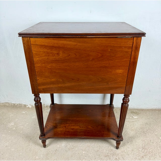 Wood Storage Tables with Lift-Top Compartments, 1970, Set of 2 For Sale - Image 16 of 18