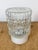 Industrial White Porcelain and Glass Ceiling Light, 1970s For Sale - Image 3 of 14