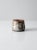 Striking vintage studio pottery vase, hand-crafted with a generously proportioned wide neck and finished in a warm,...