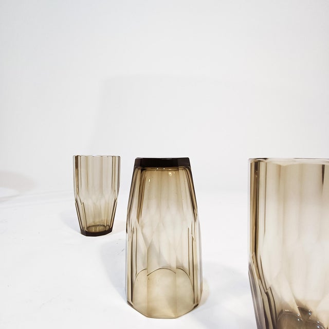 Czech Art Deco Glassware Set from Moser Glassworks, 1920s, Set of 11 For Sale - Image 16 of 18