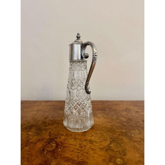 Antique Edwardian Claret Jug, 1900s For Sale - Image 4 of 7