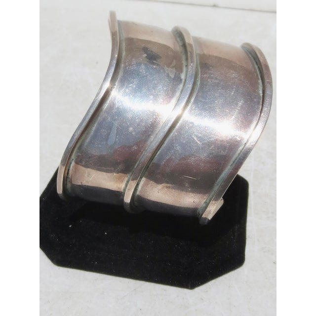 Modern Sterling Silver Cuff by Bartels For Sale - Image 3 of 6