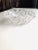 Vintage cut glass square bowl with shell design 7" X 7" X 3.5"H , No makers mark in very good condition.