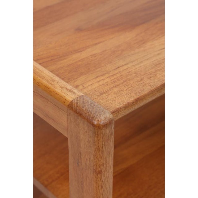 Wood Vintage Serving Trolley in Teak For Sale - Image 7 of 12