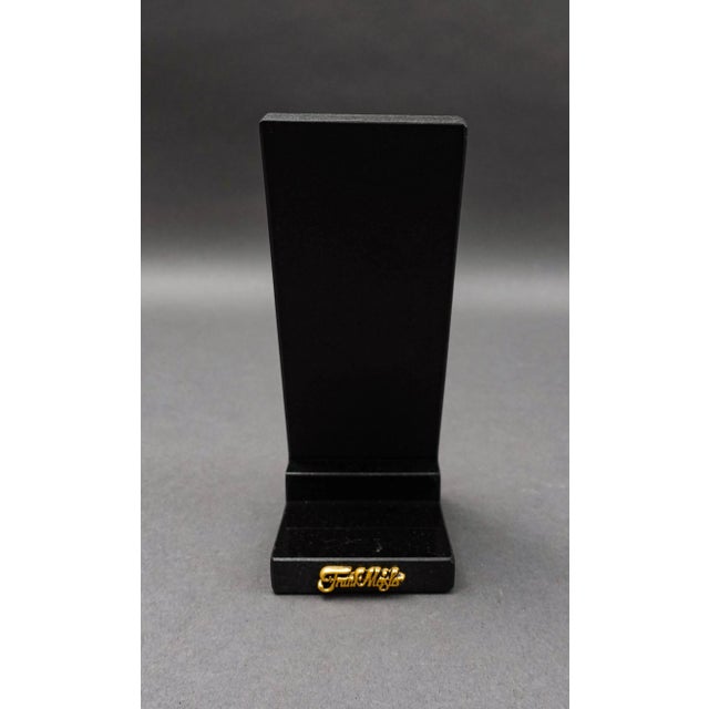 Mid 20th Century Frank Meisler Judiaca 12 Tribes Rotating Mezuzah Case Sculpture on Marble Stand For Sale - Image 9 of 9