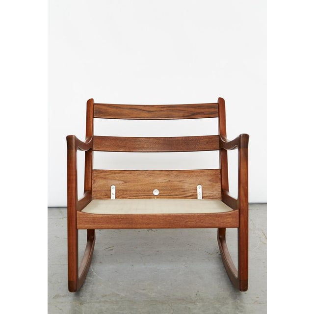 Ole Wanscher Mid-Century Modern Senator Rocking Chair by Ole Wanscher for Cado, 1960s For Sale - Image 4 of 18