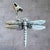 Vintage Cast Metal Insect Tablecloth Weights Set 6 Clips Ladybug Dragonfly Bee For Sale - Image 4 of 10