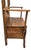 Antique American Tiger Oak Hall Tree With Carved Crest, Beveled Mirror & Storage Bench, C. 1900 For Sale - Image 16 of 18