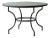 Matthew Izzo Home Moroccan Zellige Tamegroute Green Tile and Iron Base 48" Round Bistro Table For Sale