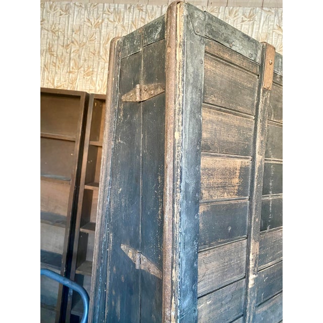 Antique Harp Case Trunk "American Harp Works" "Guy Stone Theater" For Sale - Image 10 of 11