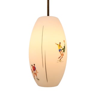 Collector's Pendant Lamp Commemorating the 1962 Fifa World Cup in Chile, United Kingdom, 1960s For Sale