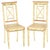 Set of Chinoiserie Bergere Side Chairs in Hand Painted & Lacquered Finish, 1900 For Sale