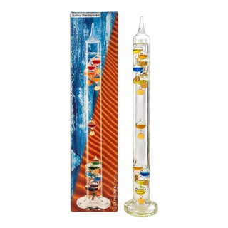 Vintage Dr. Friedrichs Gruppe 24" Galileo Thermometer With Original Box For Sale