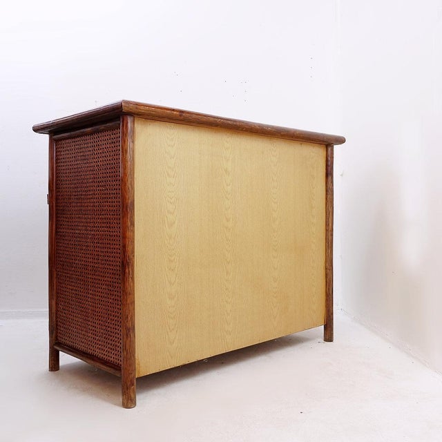 Mid-Century Bamboo and Cane Sideboard, 1960s For Sale - Image 9 of 16