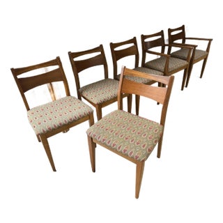 Mid 20th Century Mid Century Modern Dining Chairs Set of 6 For Sale