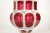 Raspberry Pink Antique Bohemian Glass Vases - A Pair For Sale - Image 8 of 12