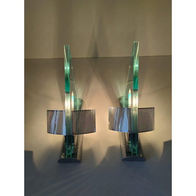 Vintage Icaro Wall Sconces by Carlo Forcolini for Artemide, 1980, Set of 2 For Sale - Image 18 of 18