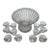 1960s Punch Bowl Set for 12 - 14 pcs For Sale